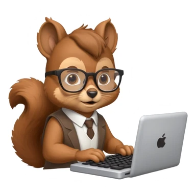 squirrel-programmer sticker
