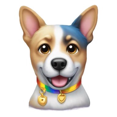 Gay dog sticker