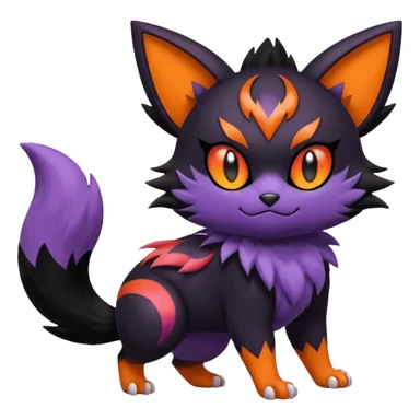 Noibat-Litten-Torracat-fusion-Fakemon-Pokémon-creature  sticker