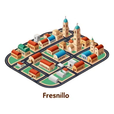 Fresnillo Zacatecas Mapa sticker