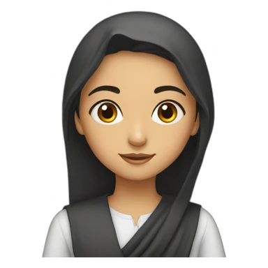 Iranian girl sticker