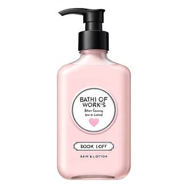 bath and body works book loft lotion  sticker