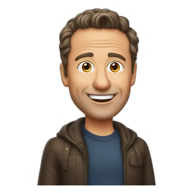 Marc Herman Belgian humorist sticker