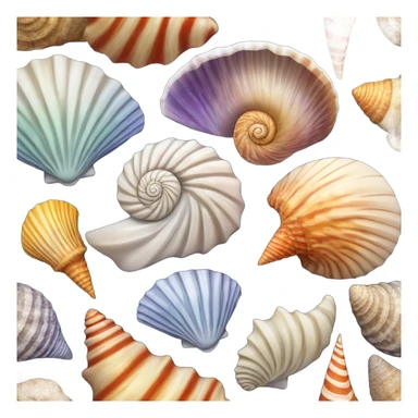 Seashells sticker