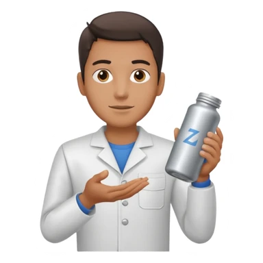 Man holding a Zyn container sticker