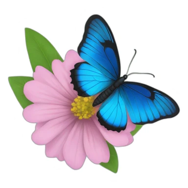 MARIPOSA AZUL sticker