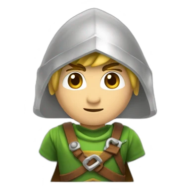 Link avec son épée de légende sticker