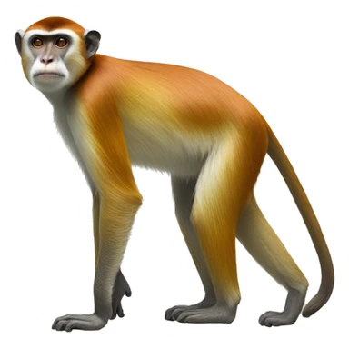 patas monkey full body sticker