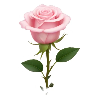 Small light pink Rose + Quran sticker