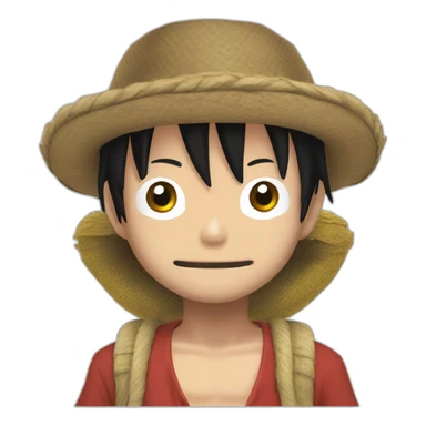 Luffy avec deux épées  sticker