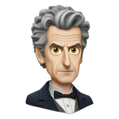 Peter Capaldi Doctor Who sticker