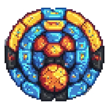TeamTitoine logo, bold and simple pixel art style, suitable for Discord emoji sticker