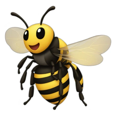 a kirby bee sticker