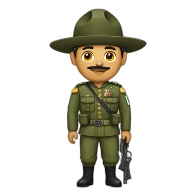 Mexican soldier sticker
