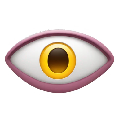 exclamation mark over an eye sticker