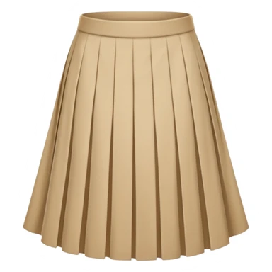 beige cloth skirt sticker