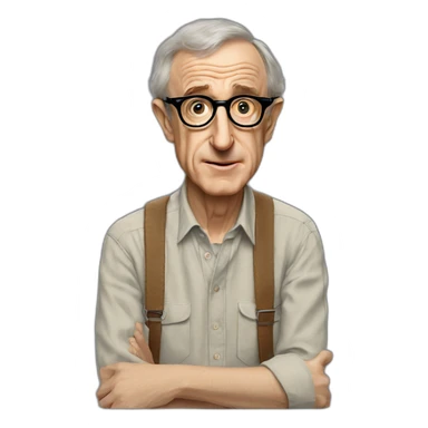 Woody Allen sticker