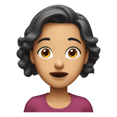 Suprised Mona Liza sticker