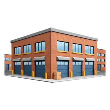 parcel warehouse building sticker