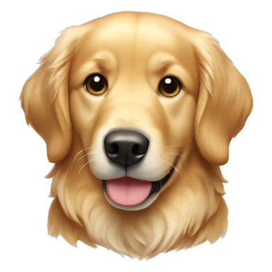 Christmas golden retriever sticker