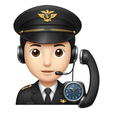 a phone as pilot sticker