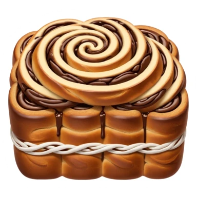 Chocolate babka sticker