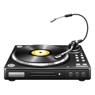 platine de DJ sticker
