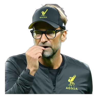 jurgen Klopp air kiss sticker