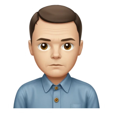alan turing face sticker