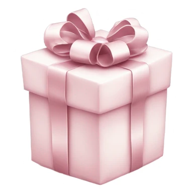 Light pink Christmas gifts under a white Christmas tree  sticker