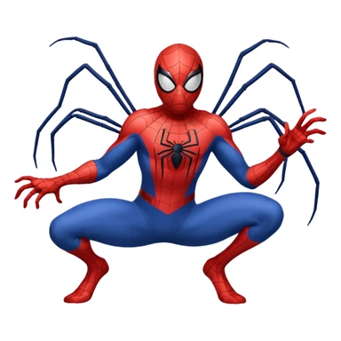 Rat dressed as spider man  sticker