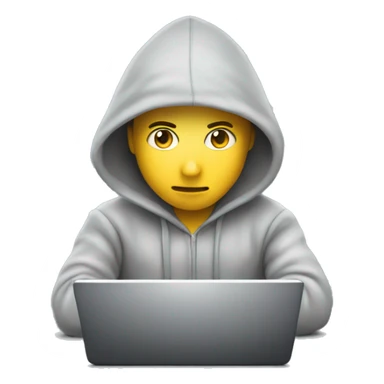 ecom hussler working on laptop in hoodie sticker