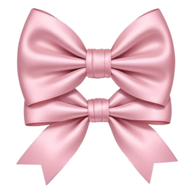 Light pink bows sticker
