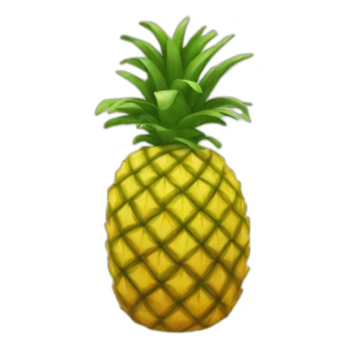 Chat-qui-mange-de-l'ananas sticker