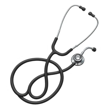 Stethoscope cartoon sticker