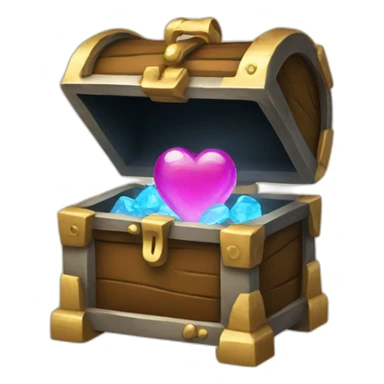 A treasure box sticker