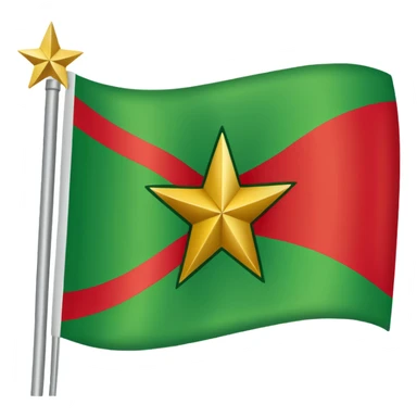 oromo flag (real one) sticker