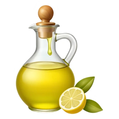 olive oil and lemon juice sticker