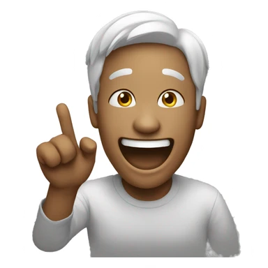 laughing with hand covering  sticker