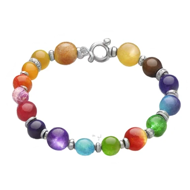 pretty chakra bracelet realistic sticker