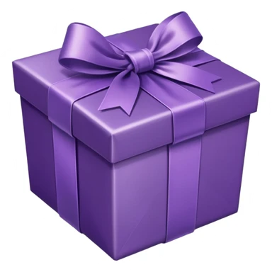 purple giftbox sticker