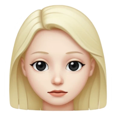 eyes are purely black sticker