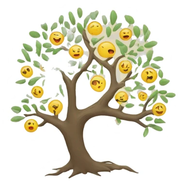 family tree logo minimal sticker