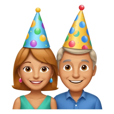 Maak een beeld voor een 50 jarig jubileum  voor "Roos en Patrick" sticker