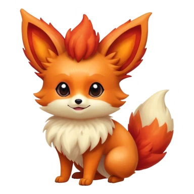 Vulpix-Fennekin-Eevee-creature-hybrid sticker