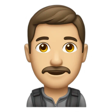 Hombre zapatillero estilismo sticker