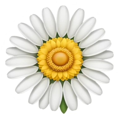 White daisy sticker