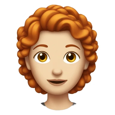 redhead queen sticker