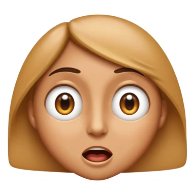 “A high-quality emoji-style face expressing an intense ‘WOW’ reaction, with wide, squinted eyes and an amazed, mind-blown expression. The face should look extremely impressed and shocked in a cool, epic way. Eyes looking to the right. Bright, glossy, modern emoji design.” sticker