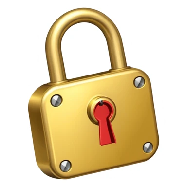 cadeado aberto sticker